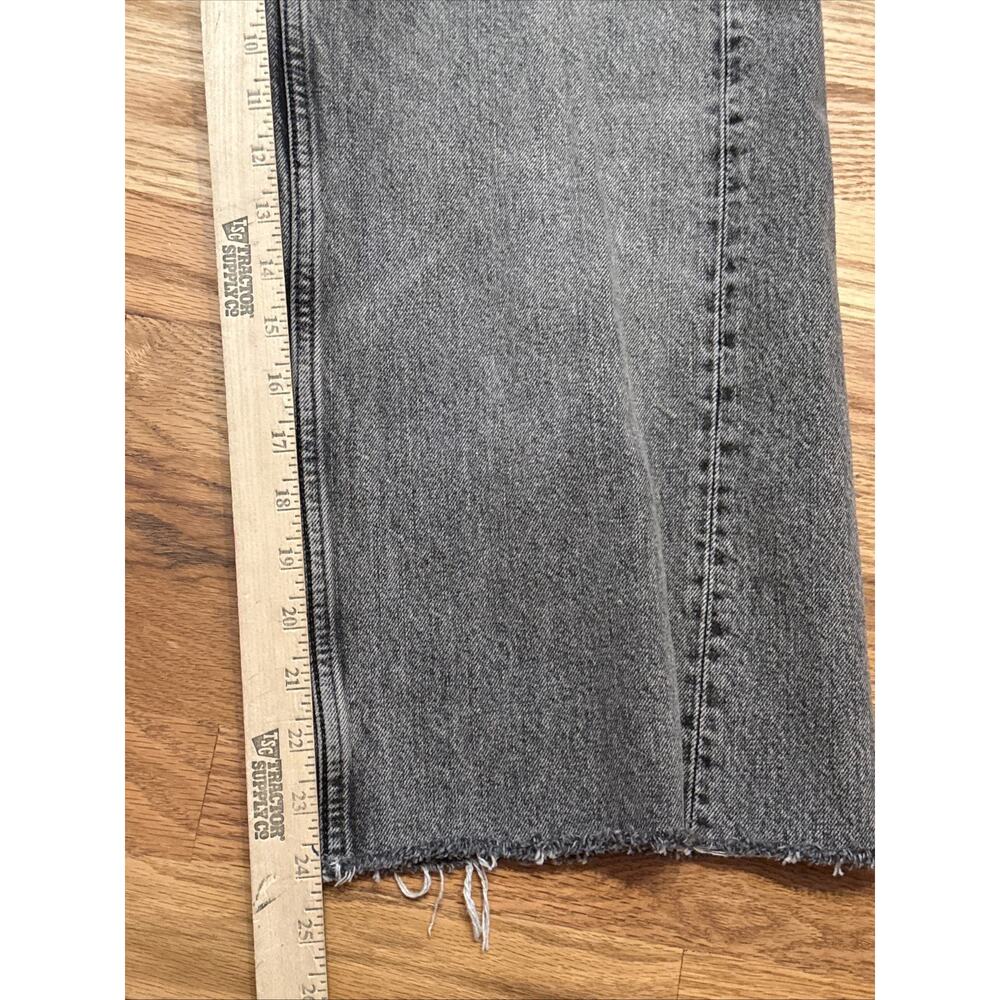 Zara Woman’s High Waist Barrel Relaxed Wide Leg Jeans In Mid Gray Wash Sz 2 - Picture 5 of 7
